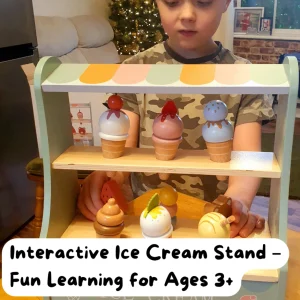 Wooden Ice Cream Stand
