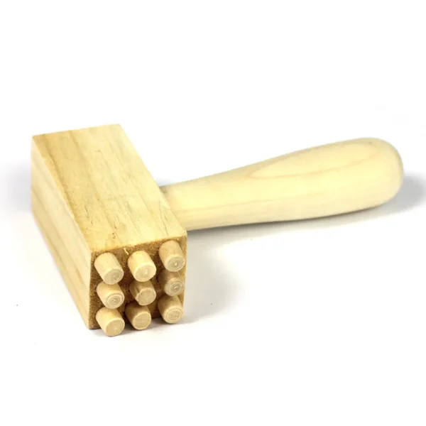 Wooden Pattern Hammers & Stampers Set Of 9