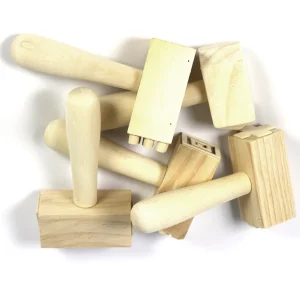 Wooden Pattern Hammers Set Of 5