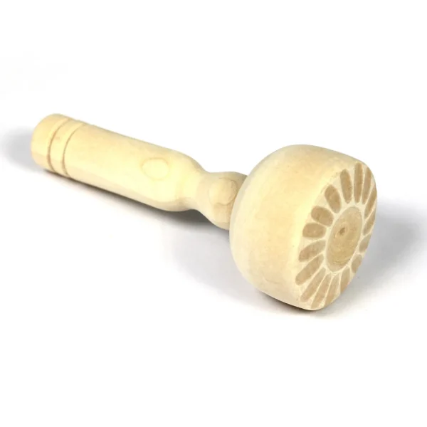 Wooden Pattern Stampers Set Of 4