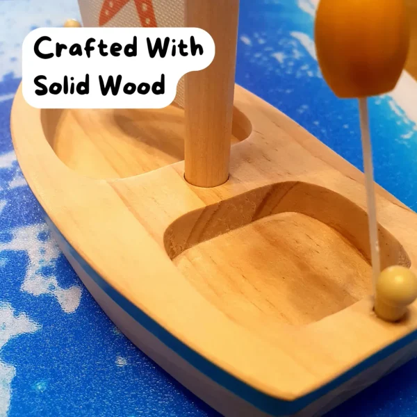 Wooden Toy Boat