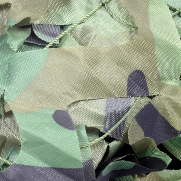 Woodland Green Camouflage Den Netting Fabric