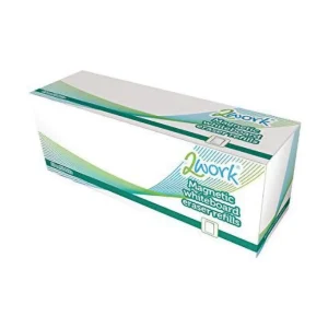 2Work Whiteboard Eraser Refill Pads (Pack of 10)